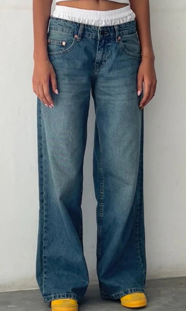 Variant image for Mila Niedrige Taille Stretchdenim Jeans für Damen | Komfortable Passform-61