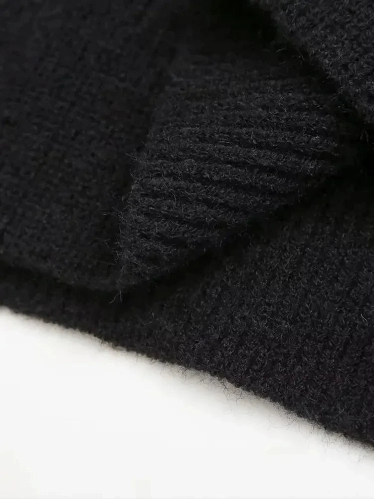 Maglione a collo alto oversize donna
