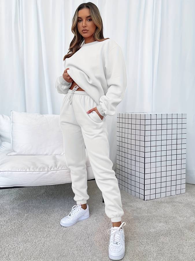 Oversized Damen-Sweat-Set