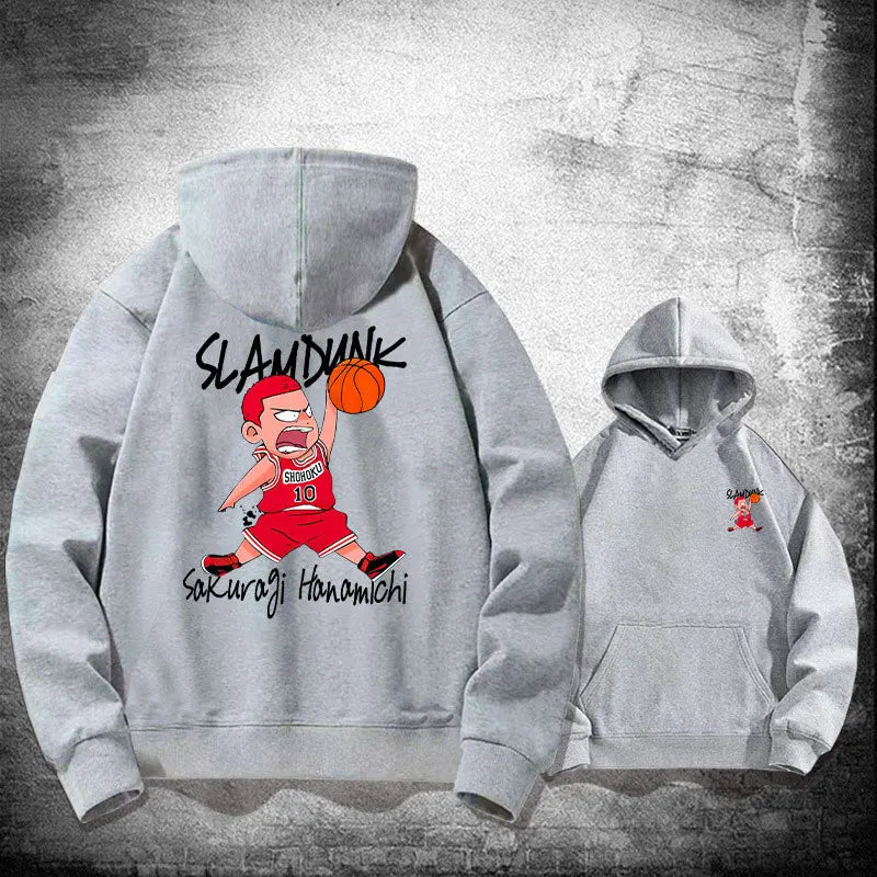 Oversized Herren Hoodie mit Anime-Design