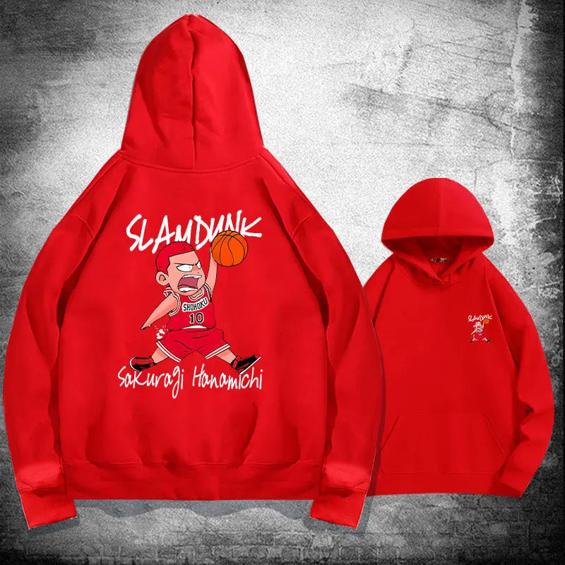 Oversized Herren Hoodie mit Anime-Design