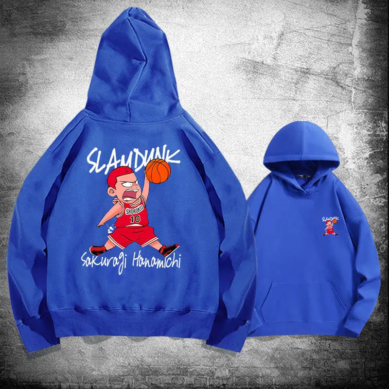 Oversized Herren Hoodie mit Anime-Design