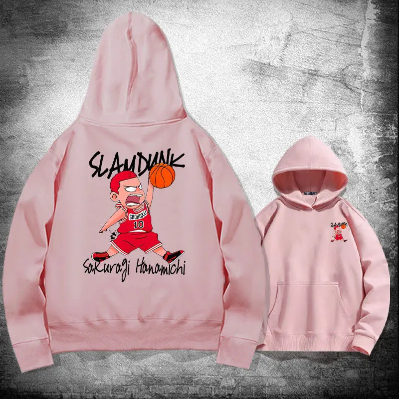 Oversized Herren Hoodie mit Anime-Design