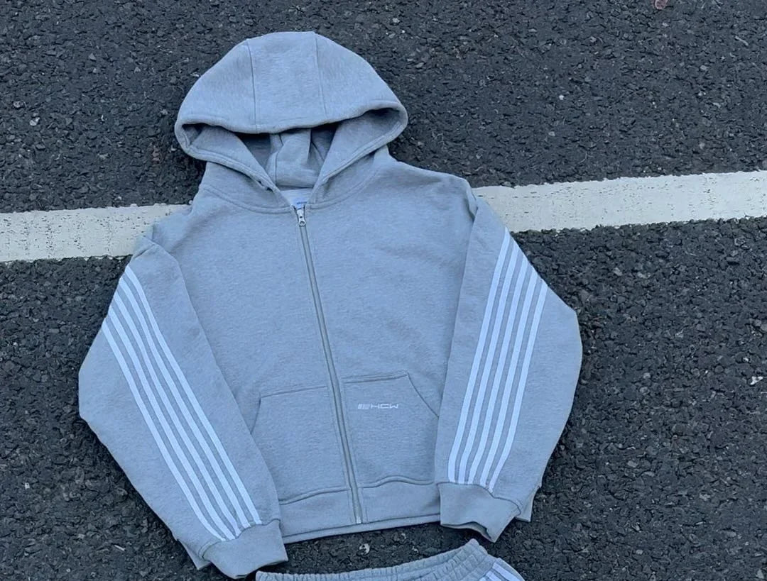 Oversized hoodie och joggingbyxor set