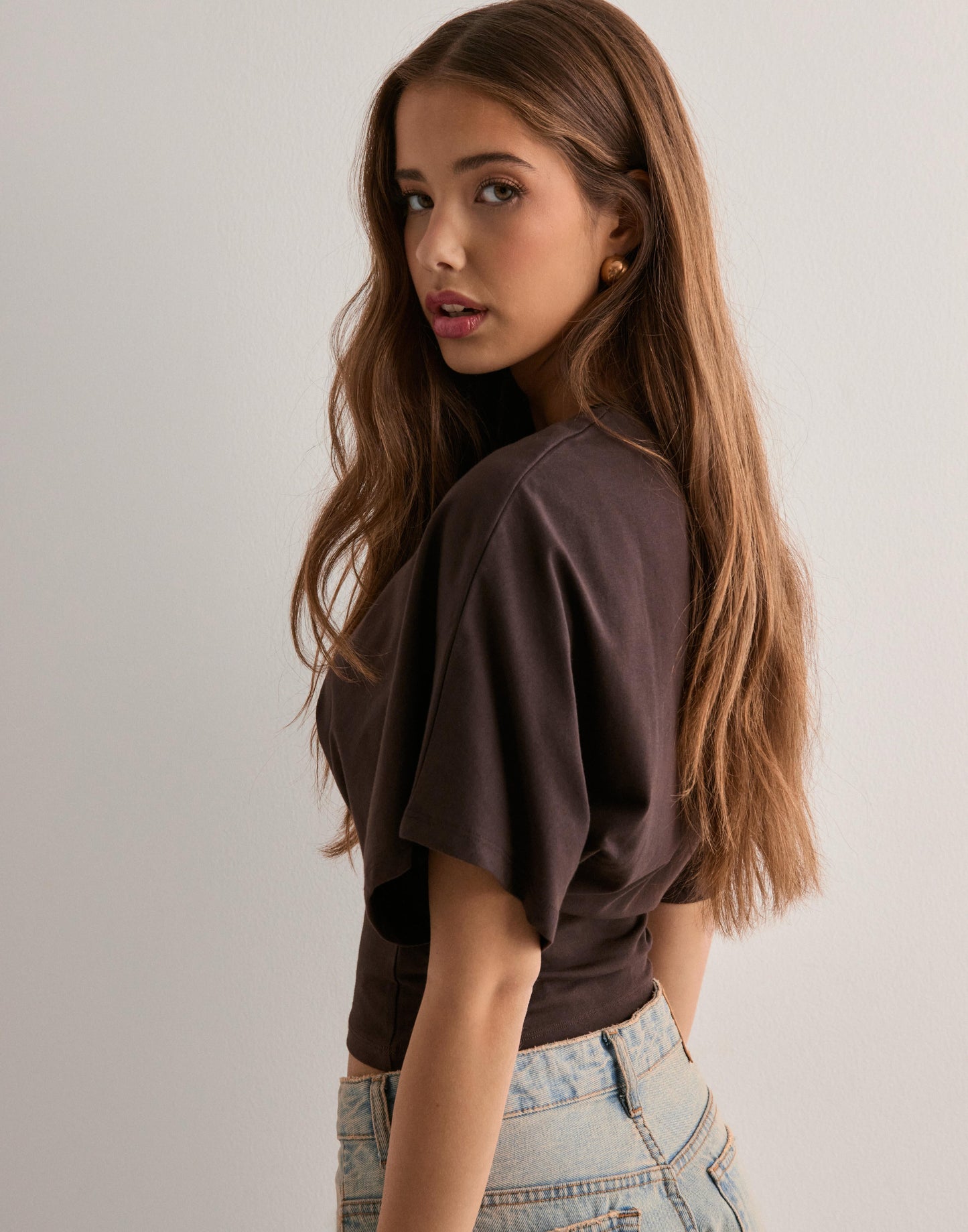 Oversized T-Shirt aus weicher Baumwollmischung