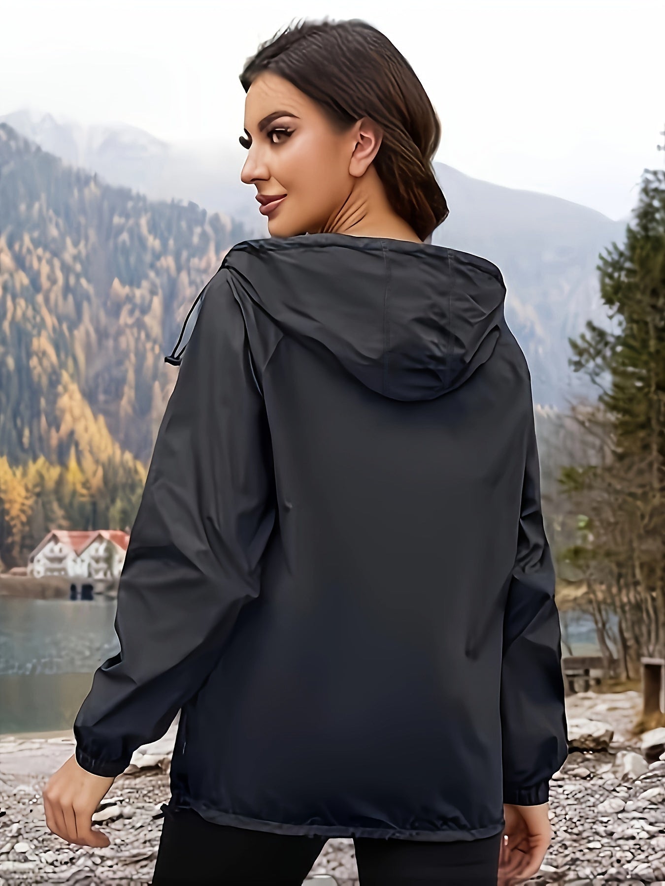 Windjacke mit Kapuze für Aktive Frauen
