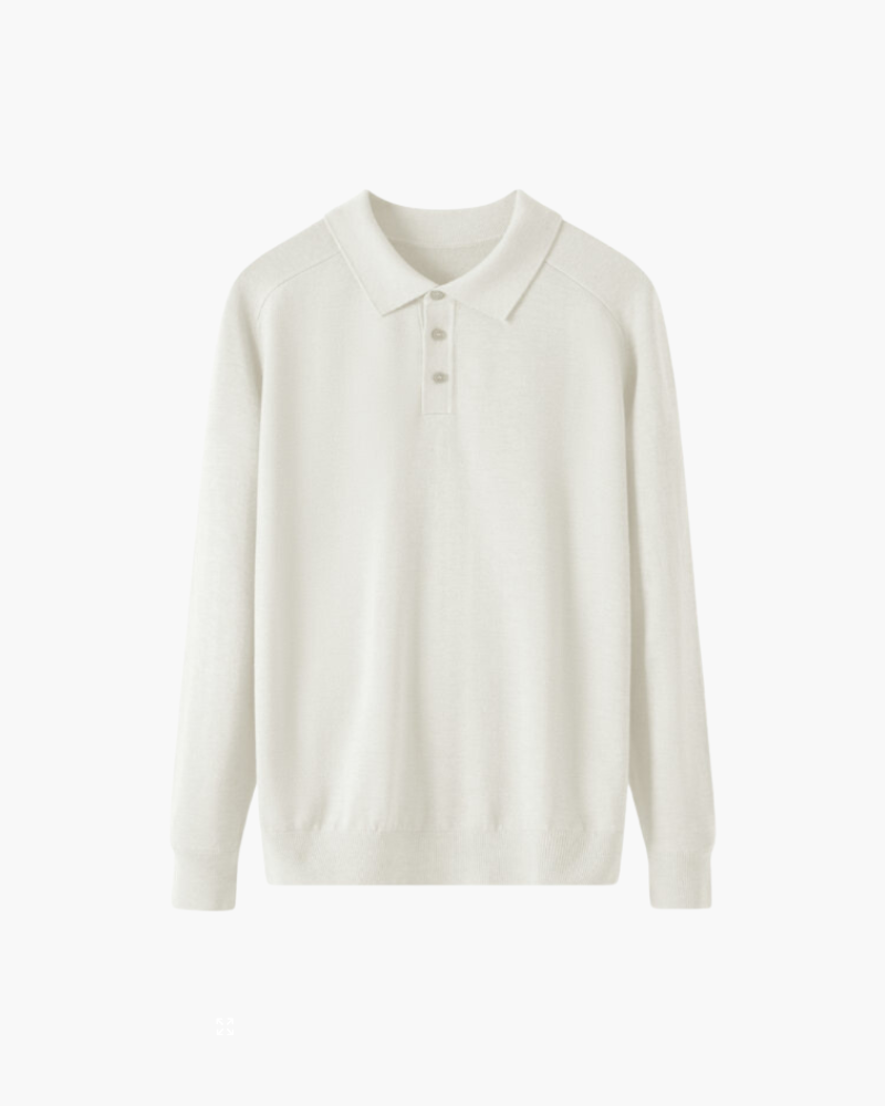 Polo shirt men long sleeve