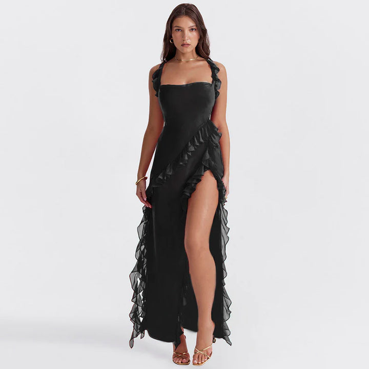 Variant image for Georgia | Langes Eleganzkleid mit asymmetrischem Design für Frauen-16