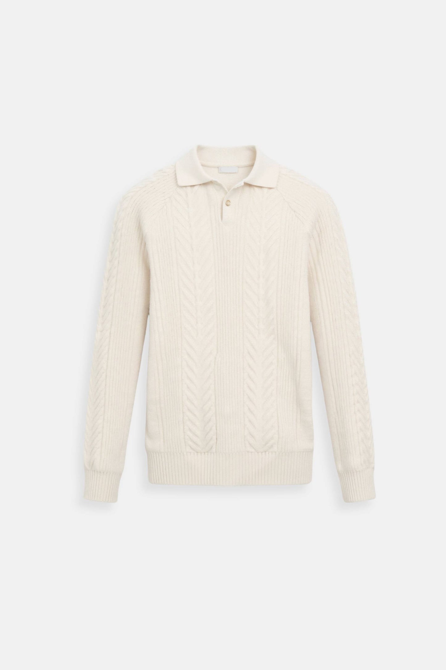 Retro Polopullover mit Langen Ärmeln