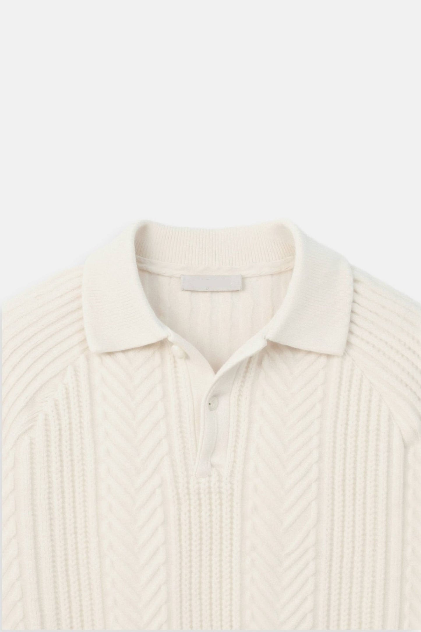 Retro Polopullover mit Langen Ärmeln