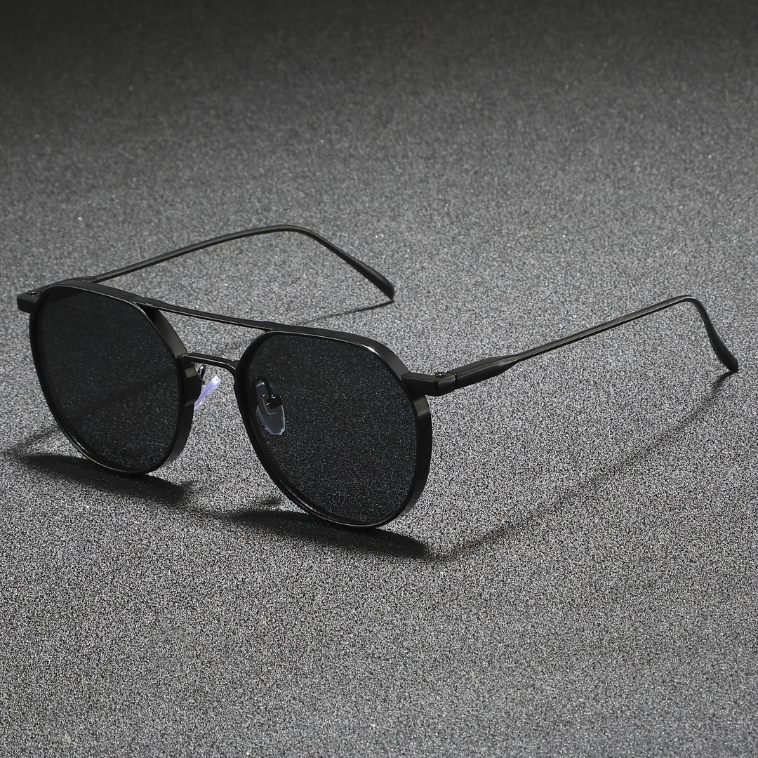 Retro Runde Herren Sonnenbrille mit UV400 Schutz