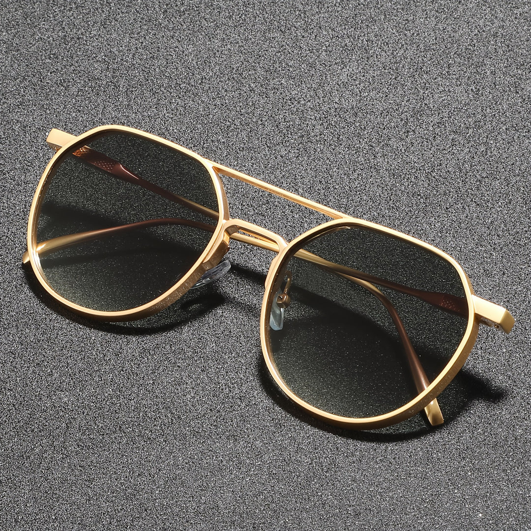 Retro Runde Herren Sonnenbrille mit UV400 Schutz