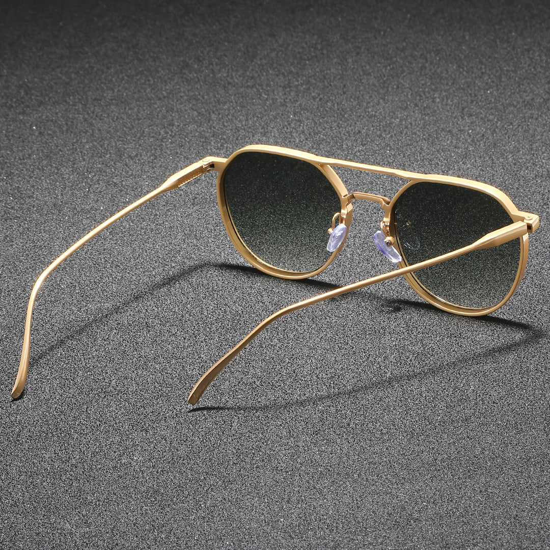 Retro Runde Herren Sonnenbrille mit UV400 Schutz