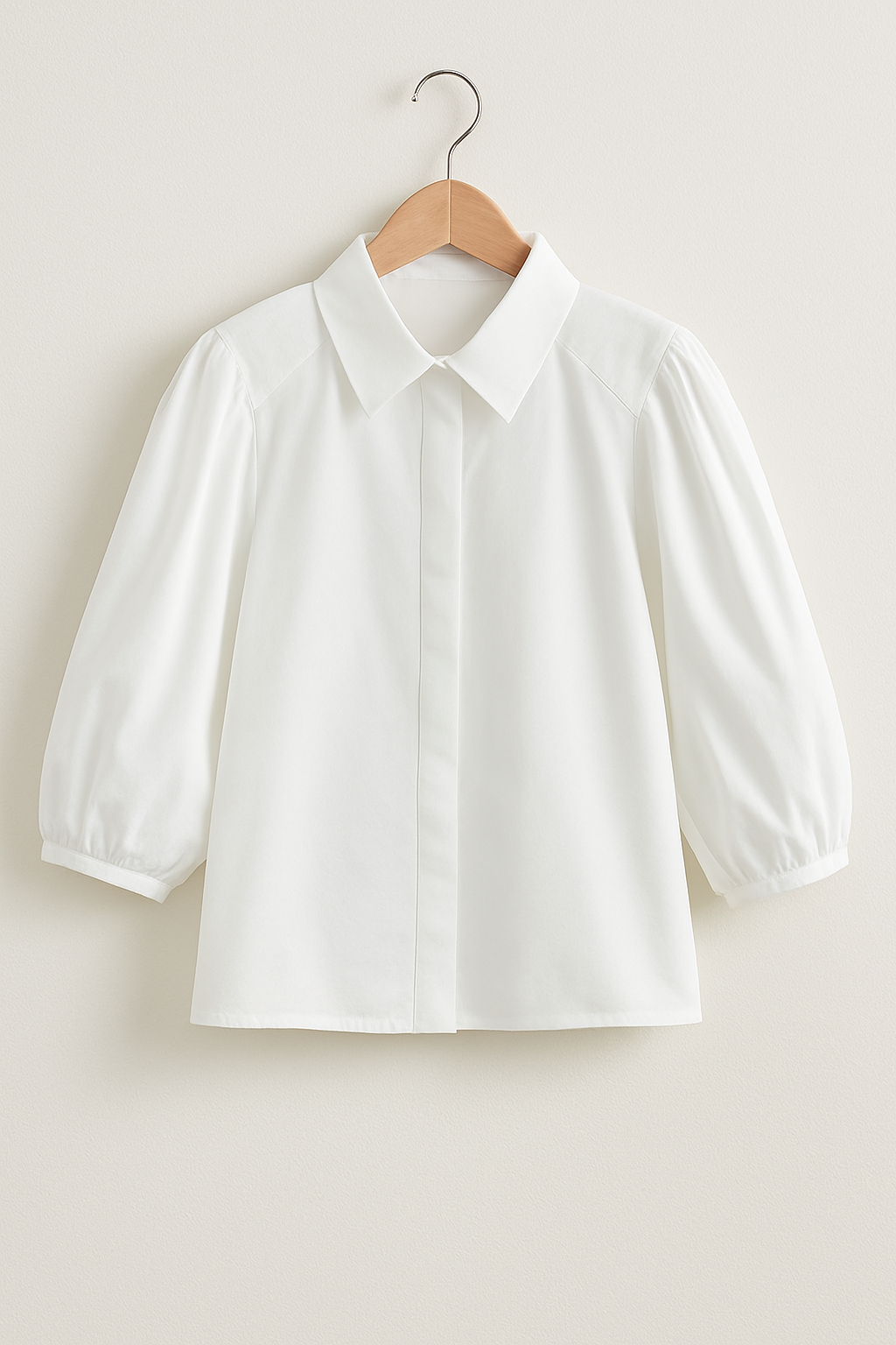 Bluse mit Puffärmeln