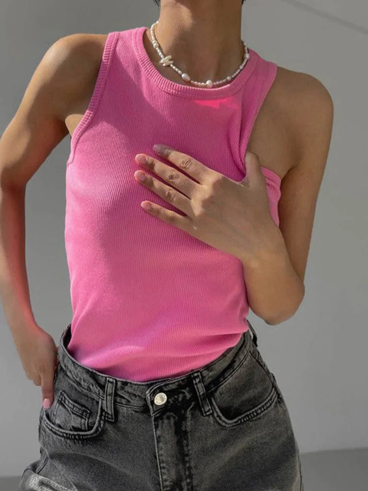 Geribbtes Tanktop für Damen