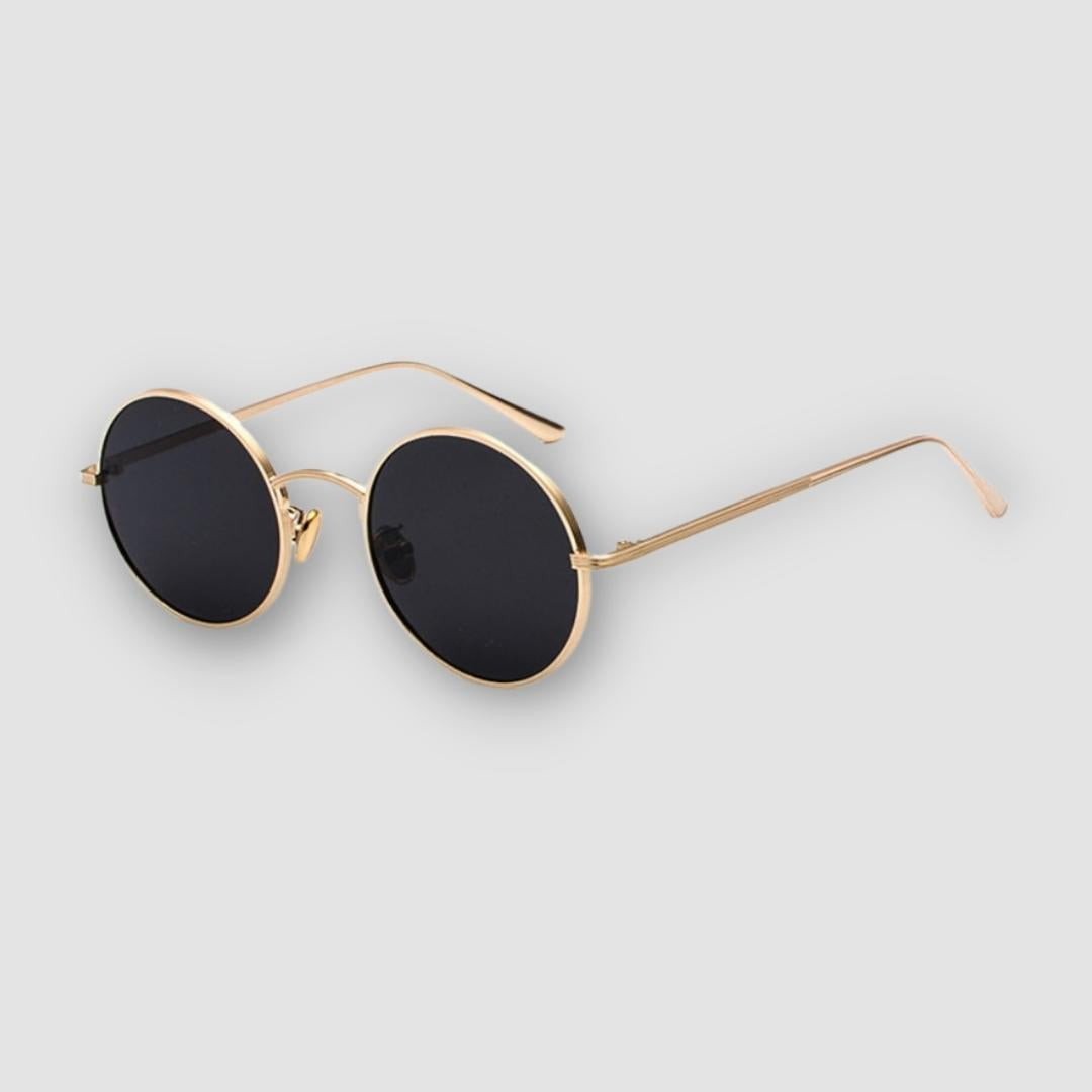 Runde Sonnenbrille für Herren mit Metallrahmen
