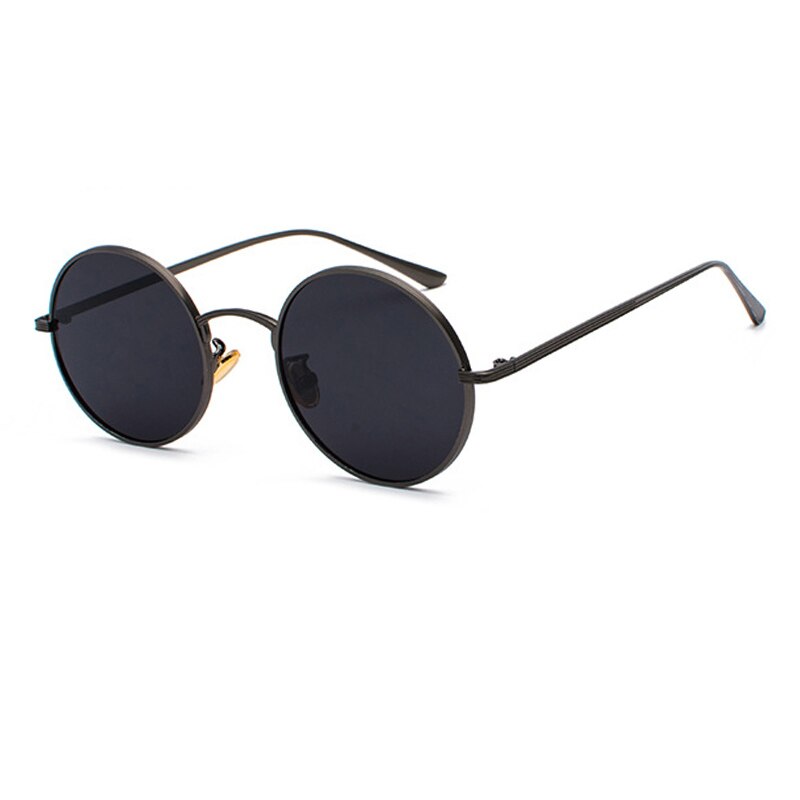 Runde Sonnenbrille für Herren mit Metallrahmen