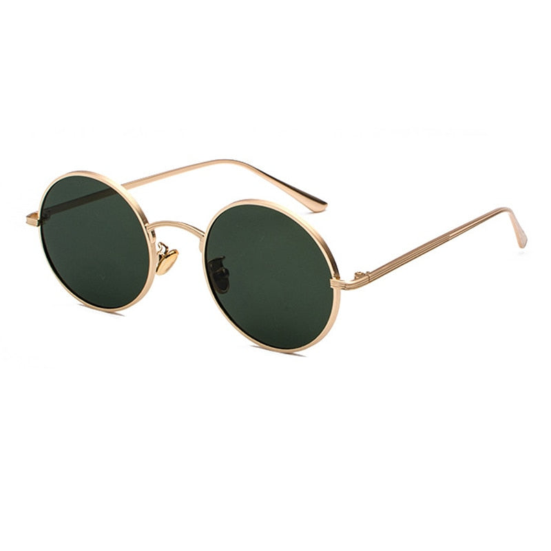 Runde Sonnenbrille für Herren mit Metallrahmen
