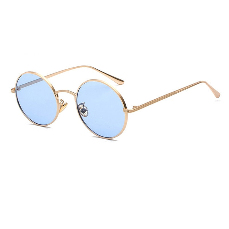 Runde Sonnenbrille für Herren mit Metallrahmen