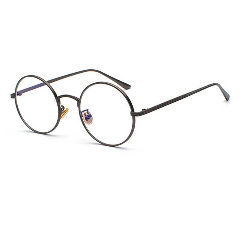 Runde Sonnenbrille für Herren mit Metallrahmen