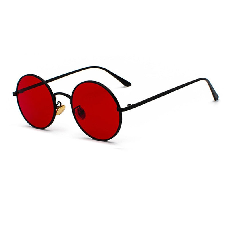 Runde Sonnenbrille für Herren mit Metallrahmen