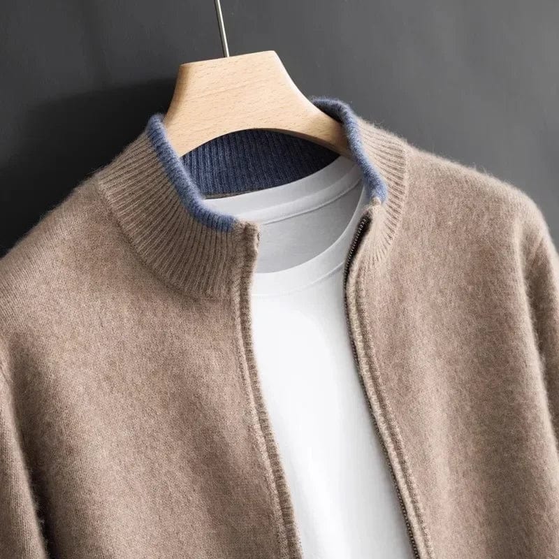 Max | Bequeme Strickjacke Herren mit Reißverschluss für Alltag und Anlässe