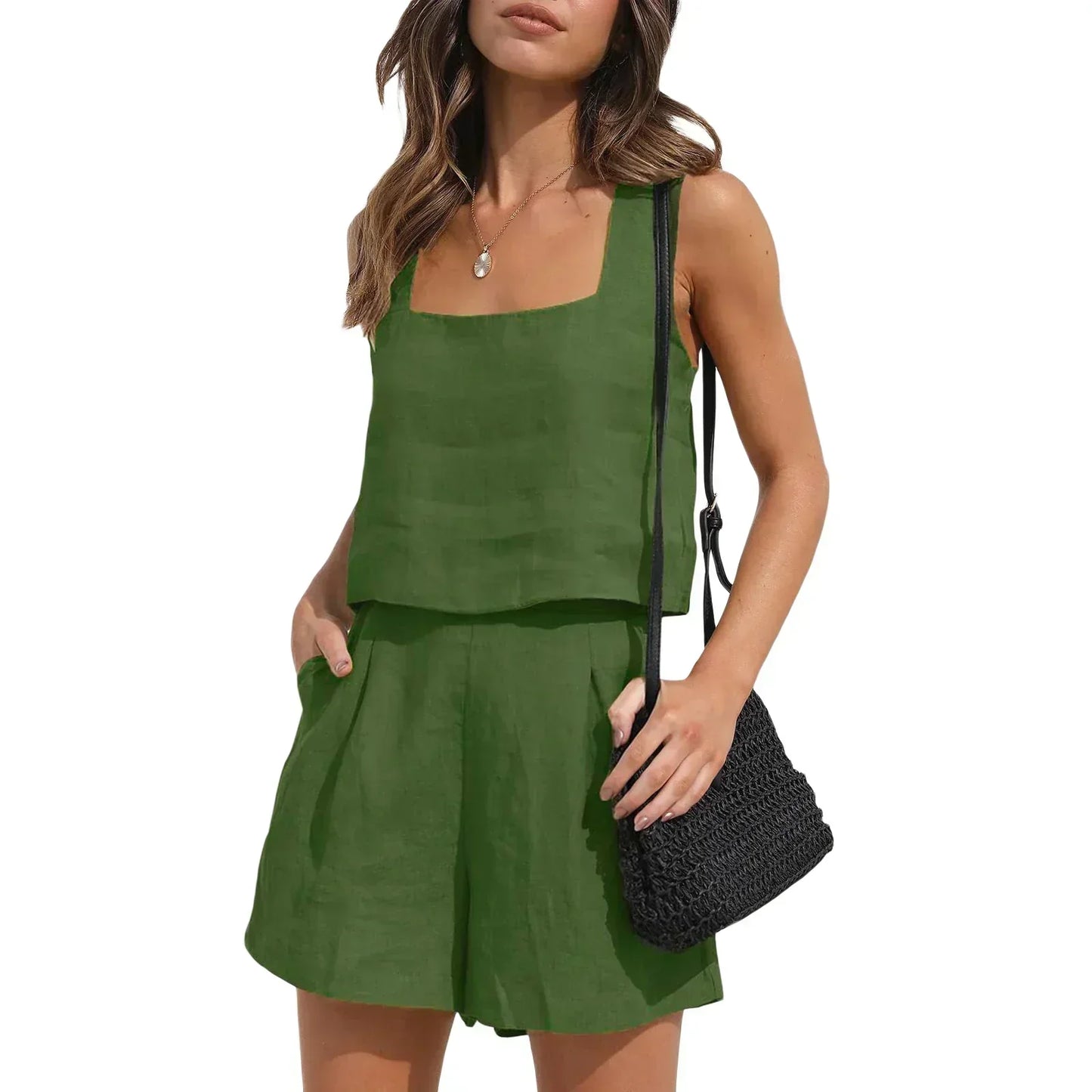 Variant image for Beatrix | Elegantes Sommer-Set für Damen aus atmungsaktivem Leinen-51