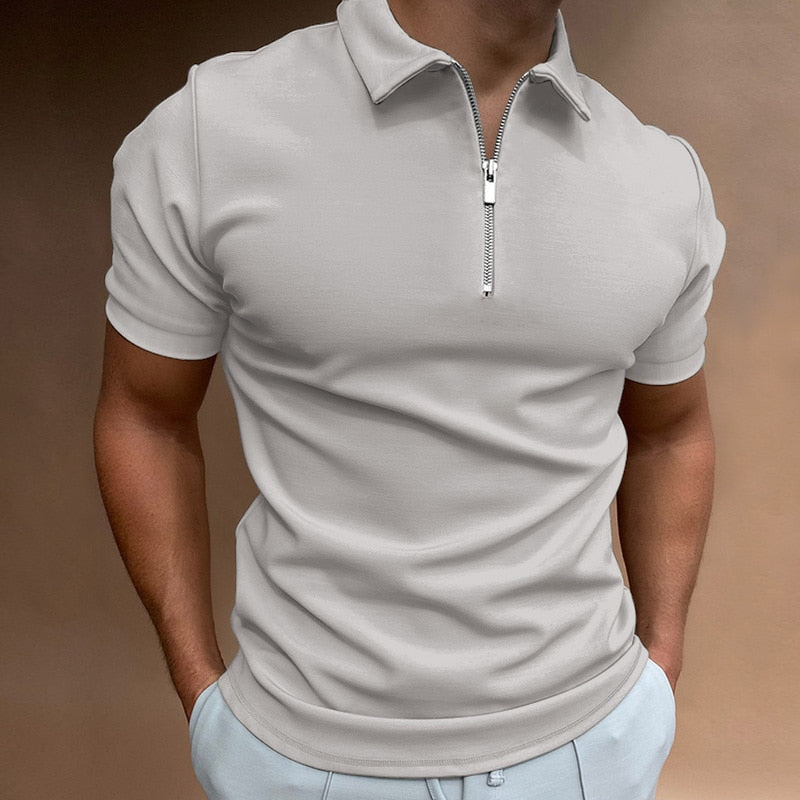 Variant image for Max | Reißverschluss Poloshirt Herren - Stilvolles Polo für Jeden Anlass-37