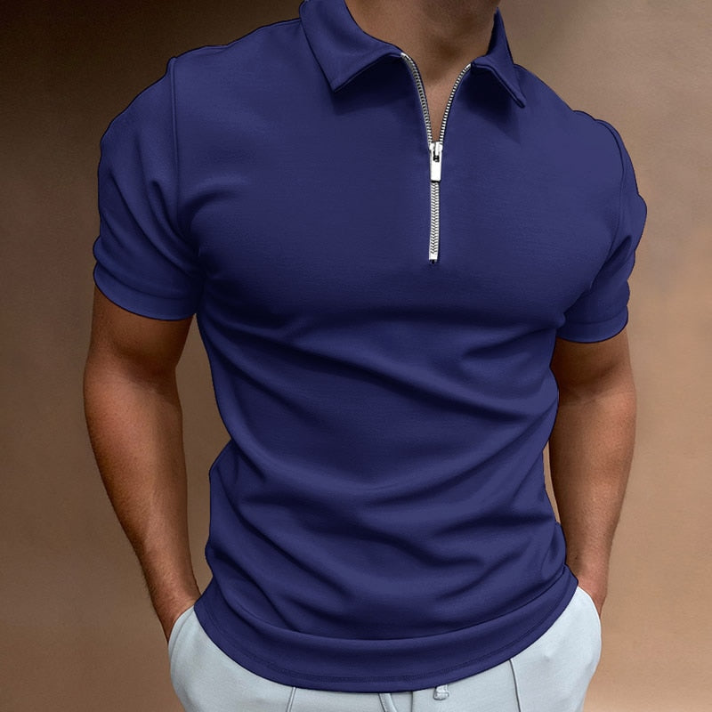 Variant image for Max | Reißverschluss Poloshirt Herren - Stilvolles Polo für Jeden Anlass-13