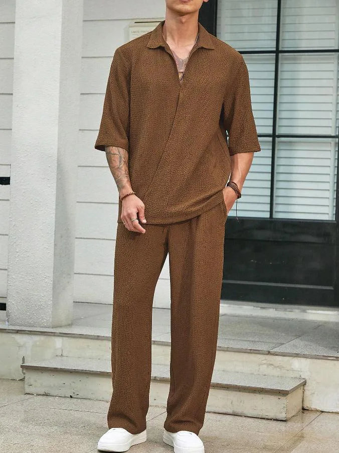 Max | Zweiteiliges Sommerhemd und Hose für Herren Bekleidung