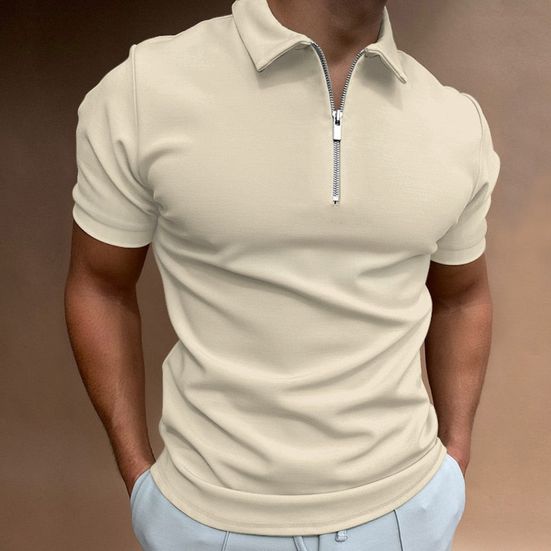 Variant image for Max | Reißverschluss Poloshirt Herren - Stilvolles Polo für Jeden Anlass-31