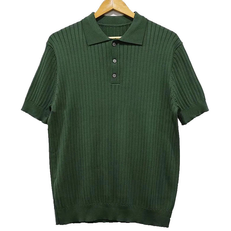 Thor | Klassisches Herren Poloshirt mit Vintage-Streifen
