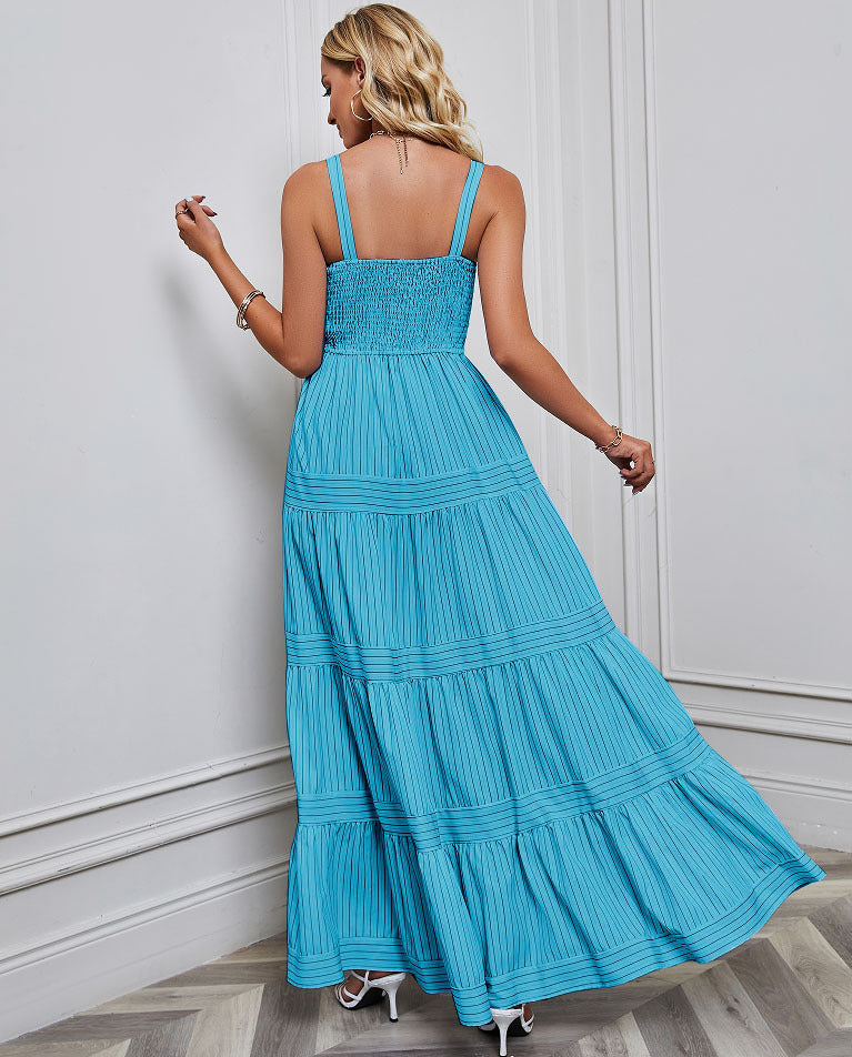 Liselotte | Elegantes Maxikleid für Frauen – Sommer Kleid Lang mit A-Linie
