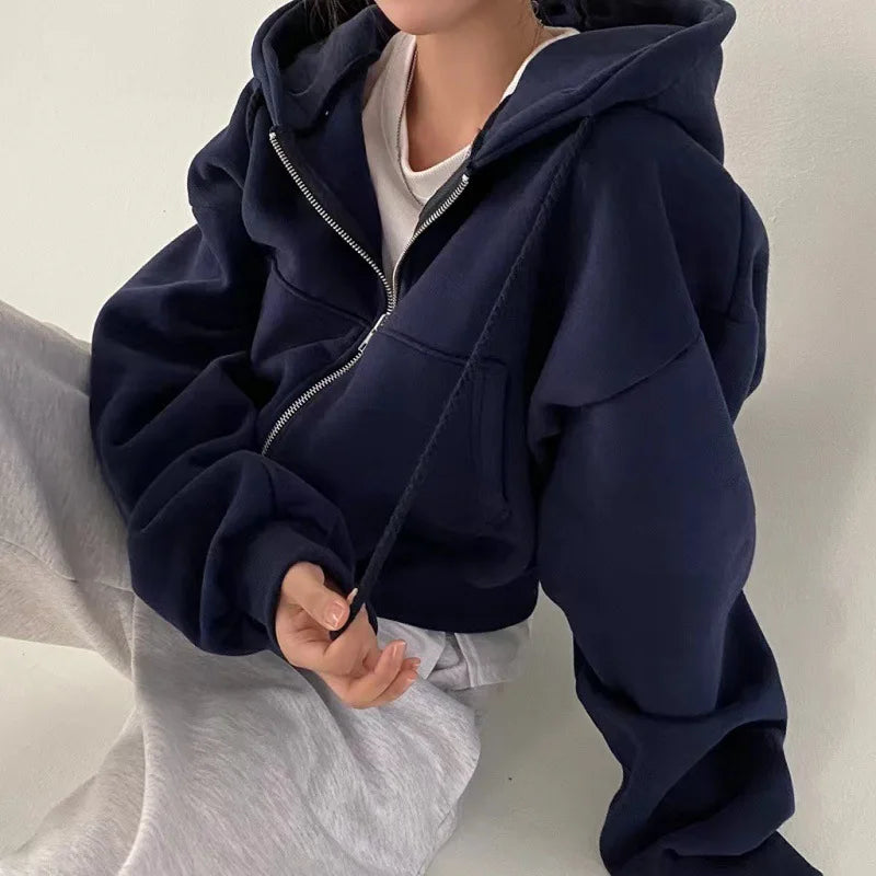 Sabine | Klassische Gekürztes Sweatshirt für Frauen