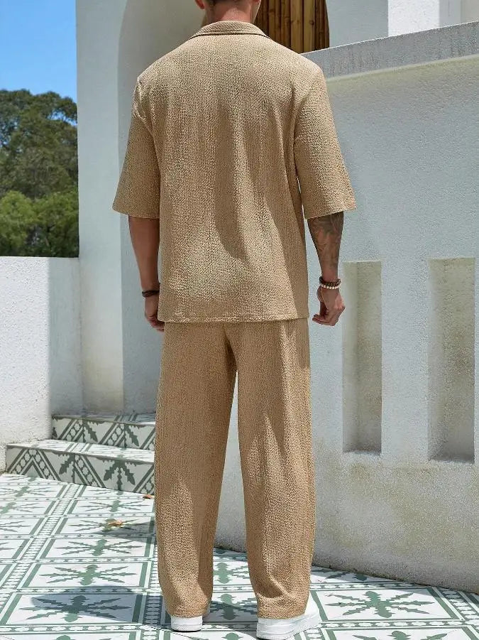 Max | Zweiteiliges Sommerhemd und Hose für Herren Bekleidung
