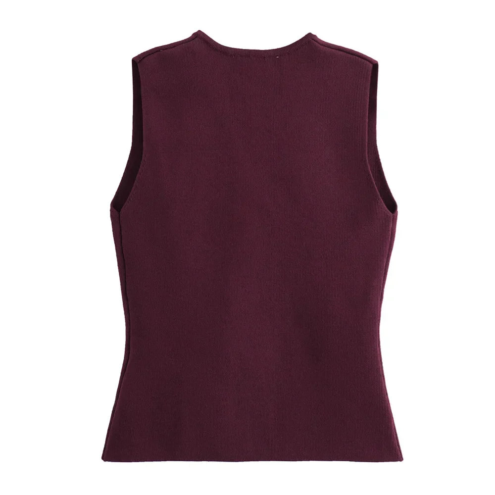 Damen Gilet Gold Größe M Polyester