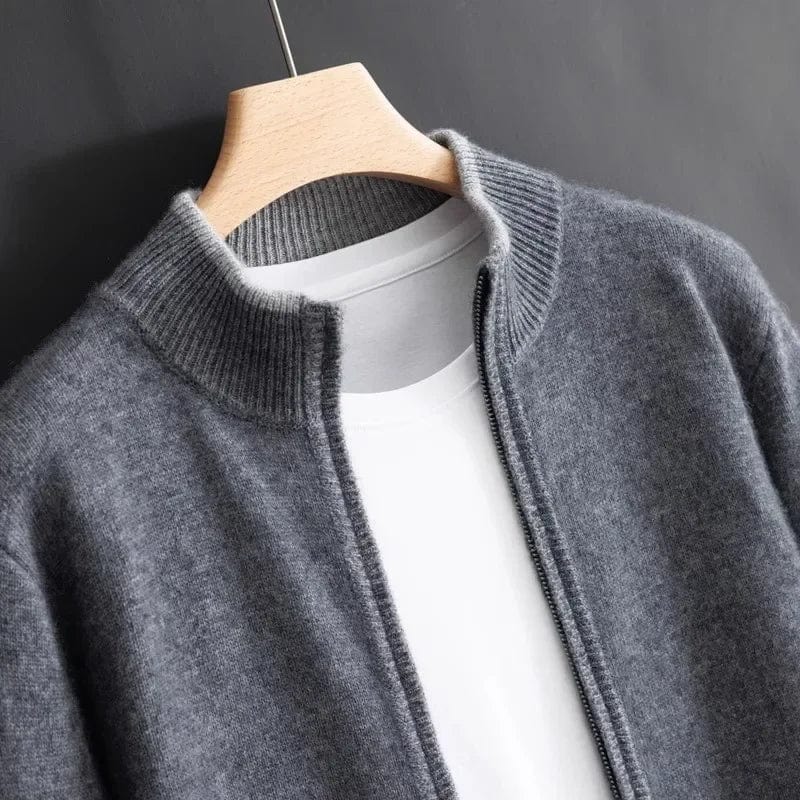 Max | Bequeme Strickjacke Herren mit Reißverschluss für Alltag und Anlässe