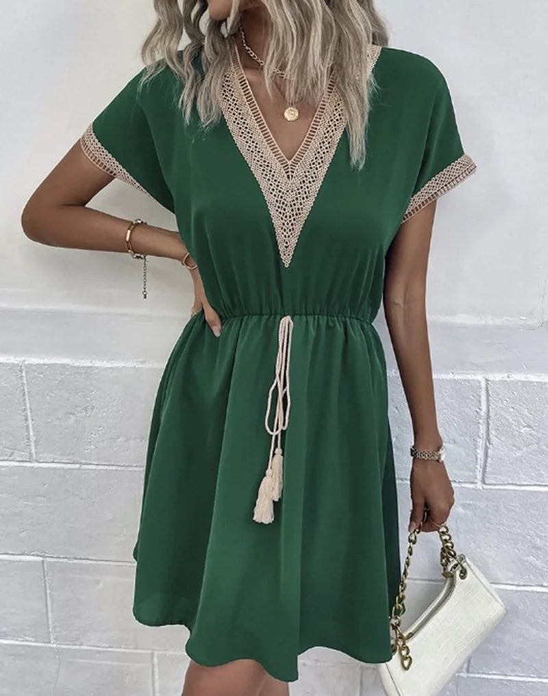 Luftiges Bohemian Sommerkleid Damen