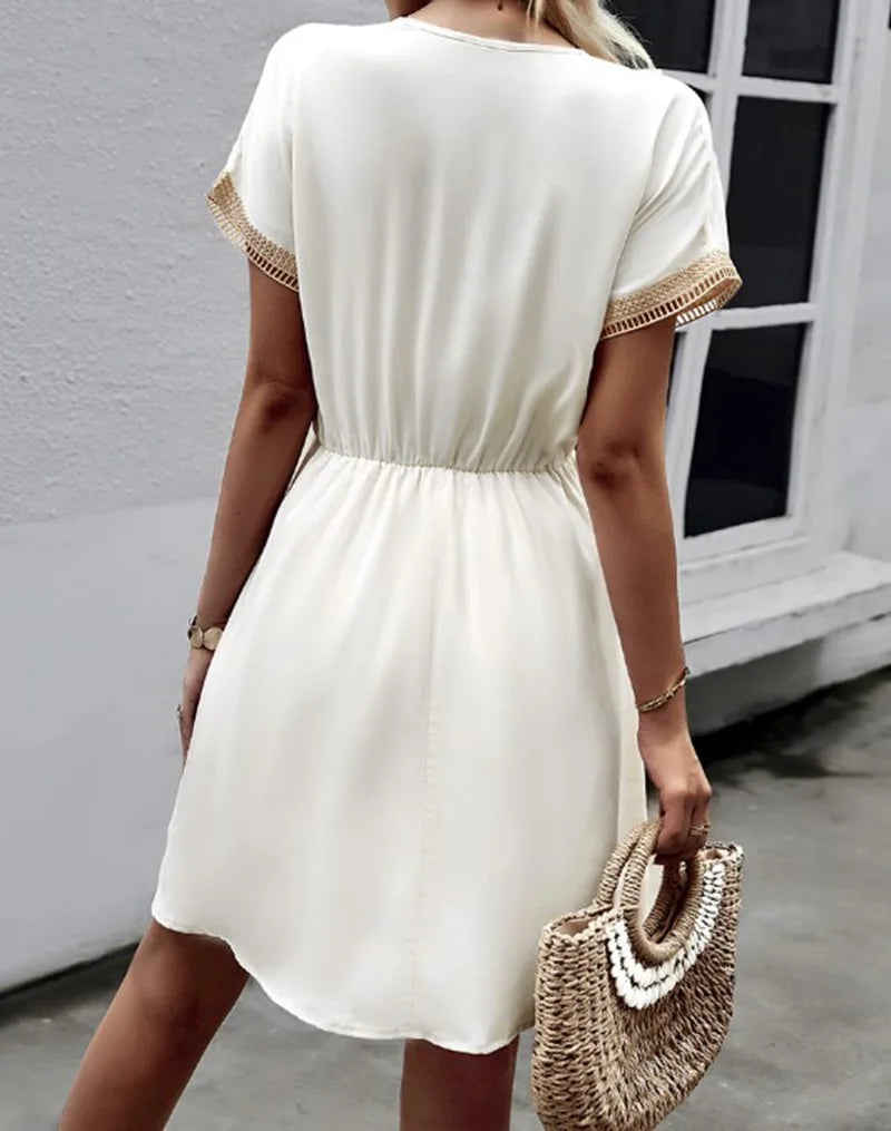 Luftiges Bohemian Sommerkleid Damen