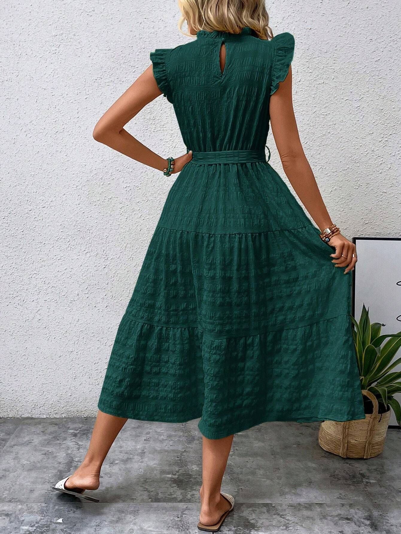 Liselotte | Elegantes Midi Kleid Damen für festliche Anlässe