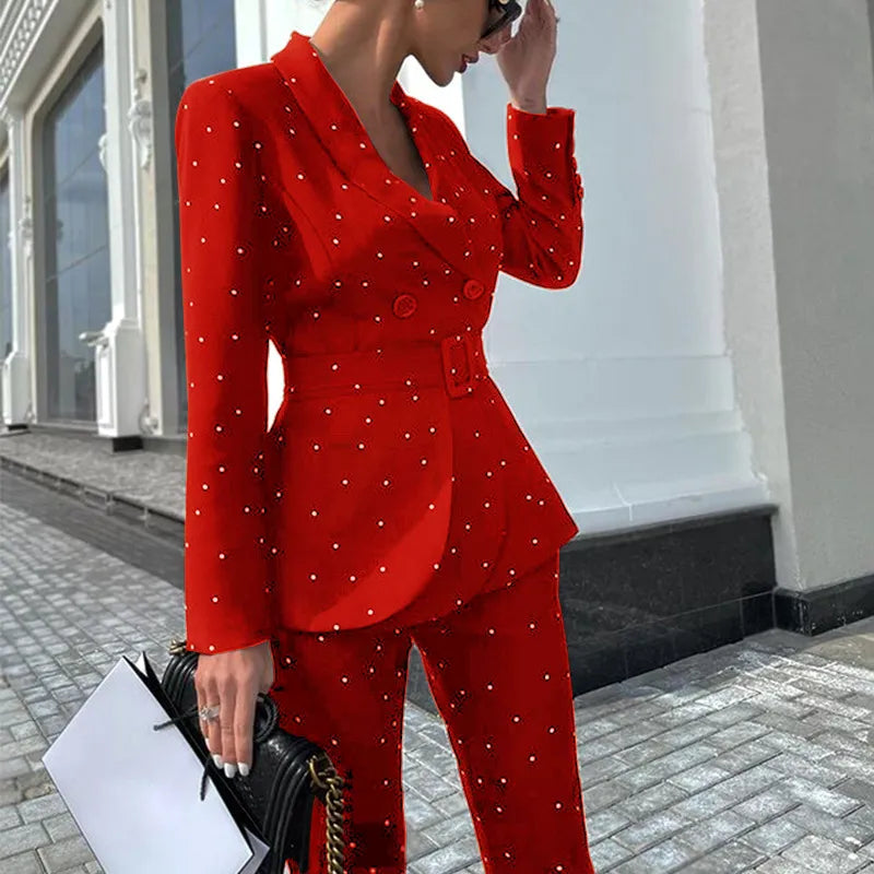 Beatrix | Elegantes Blazer und Hosen Set