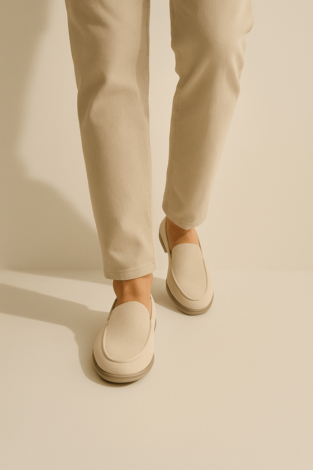 Wildleder-Loafer mit flexiblem Komfort