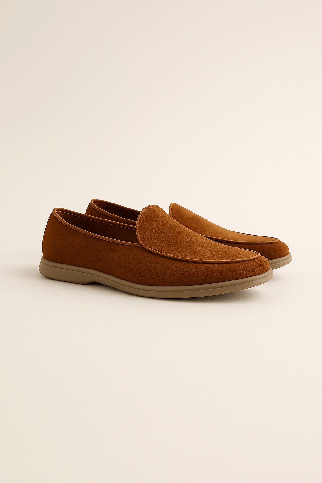 Wildleder-Loafer mit flexiblem Komfort