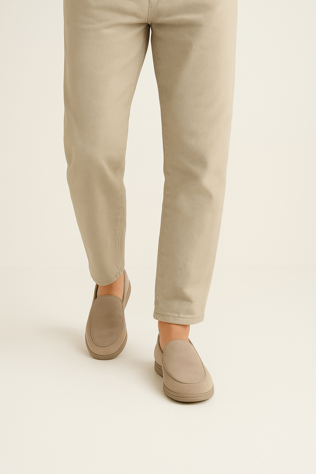 Wildleder-Loafer mit flexiblem Komfort