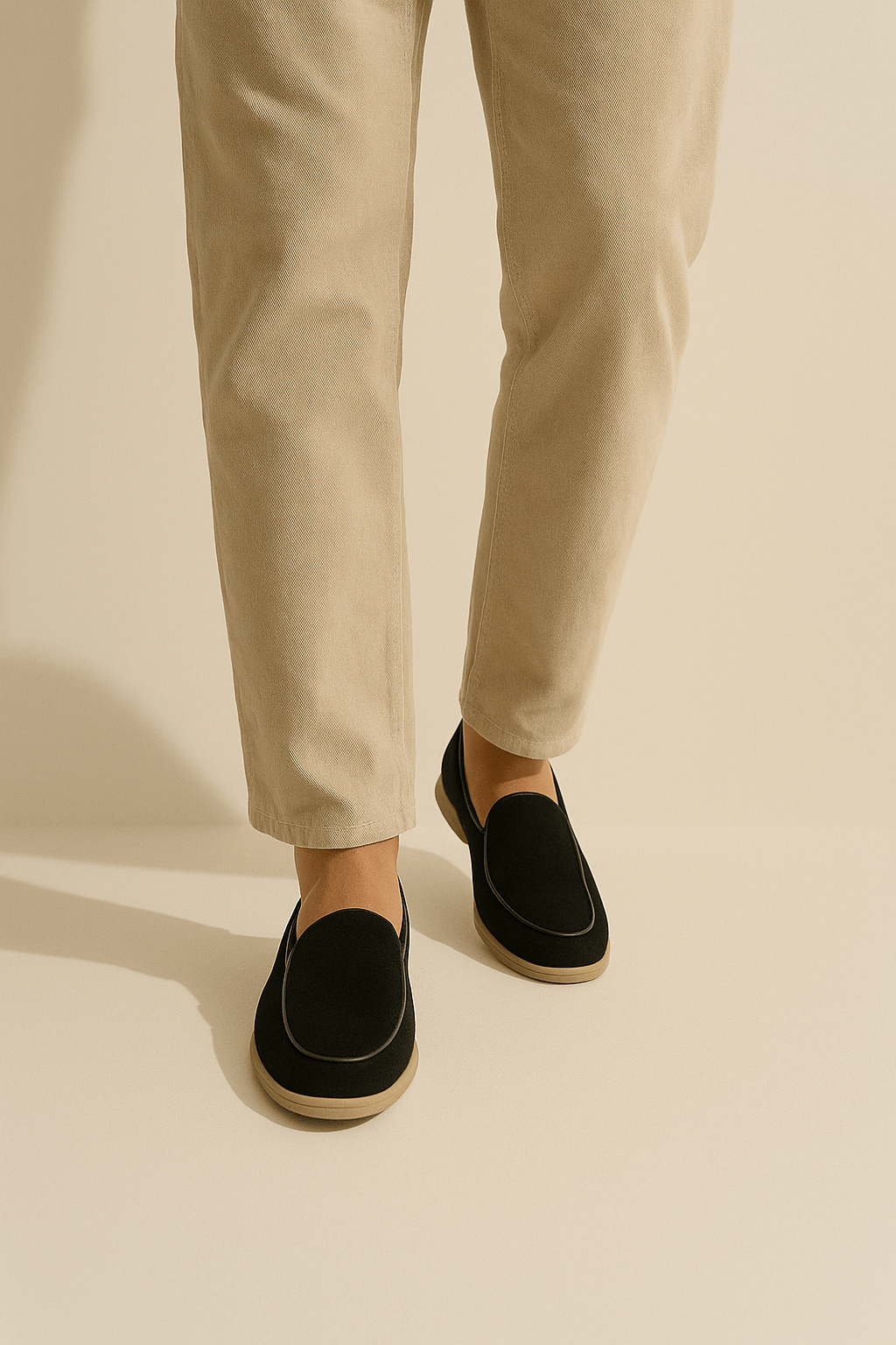 Wildleder-Loafer mit flexiblem Komfort