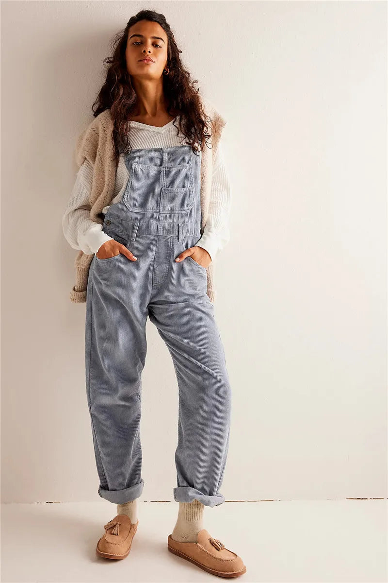 Variant image for Winifred | Vintage Jumpsuit für Damen - Bequemer Pana Overall-5