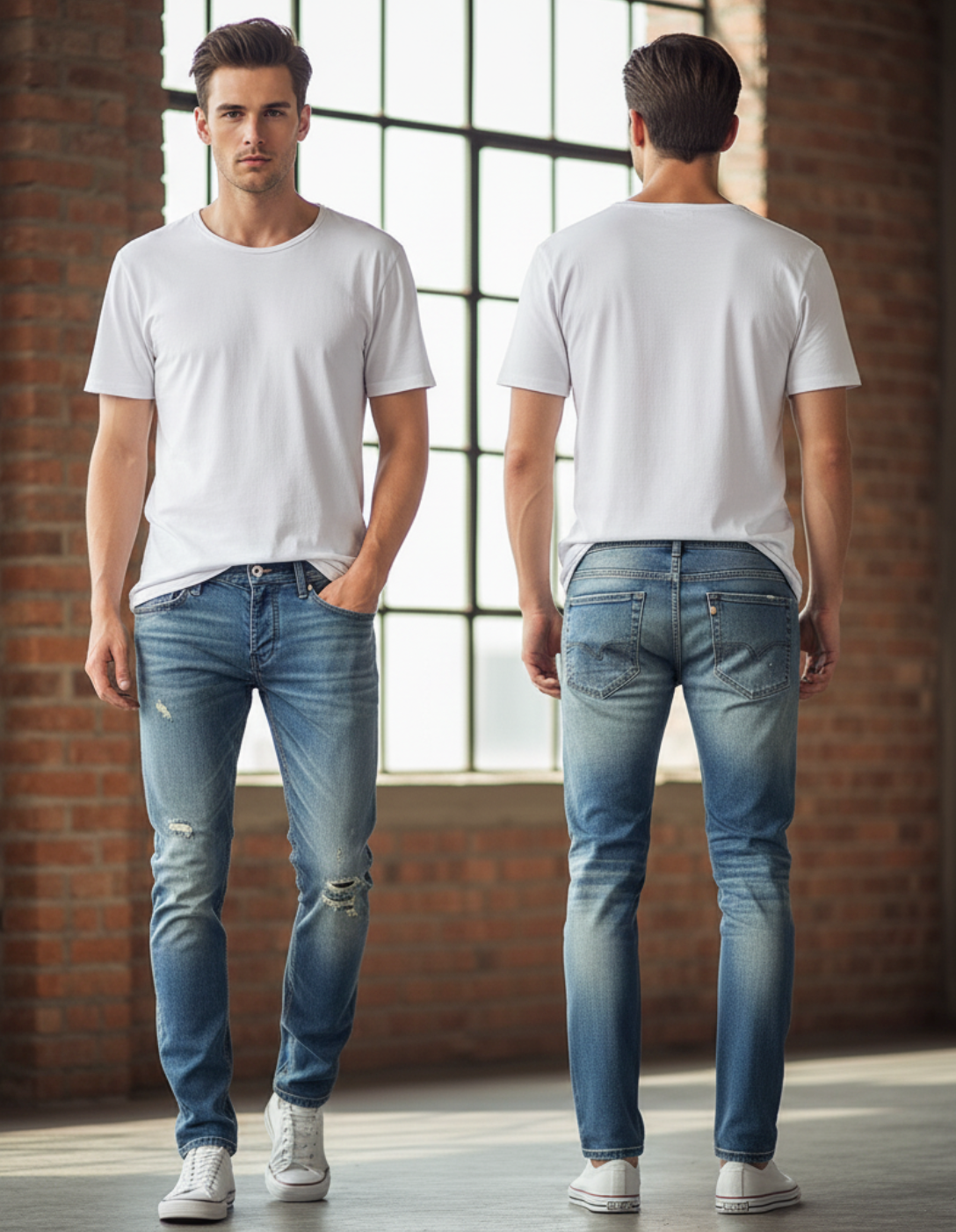 Denimjeans för herrar