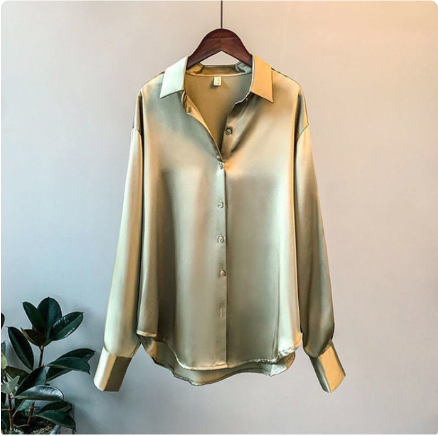 Roma | Elegante camicia di raso per donna