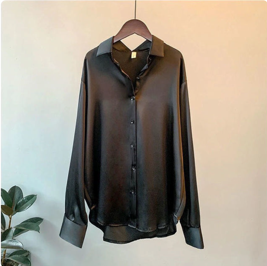 Roma | Elegante camicia di raso per donna