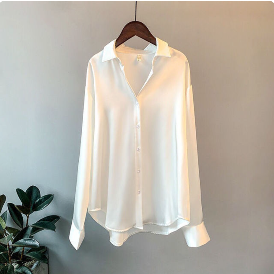 Roma | Elegante camicia di raso per donna